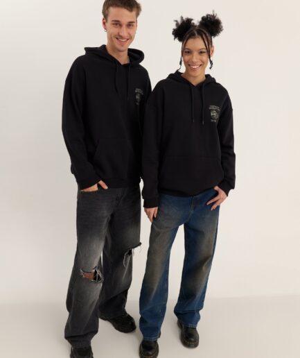 UNISEX - Sweat à capuche - black