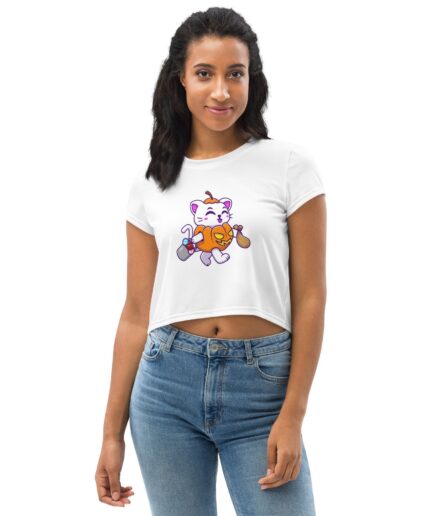 Cute Cat Pumpkin Halloween T-Shirt