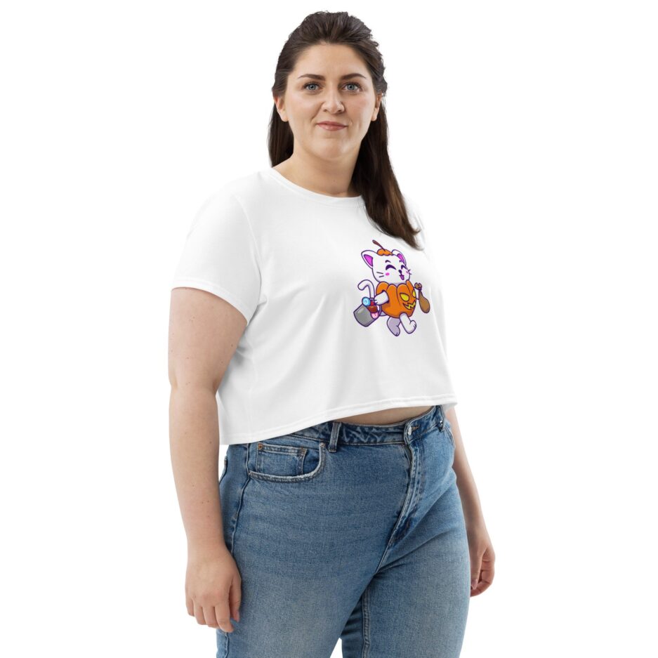 Cute Cat Pumpkin Halloween T-Shirt