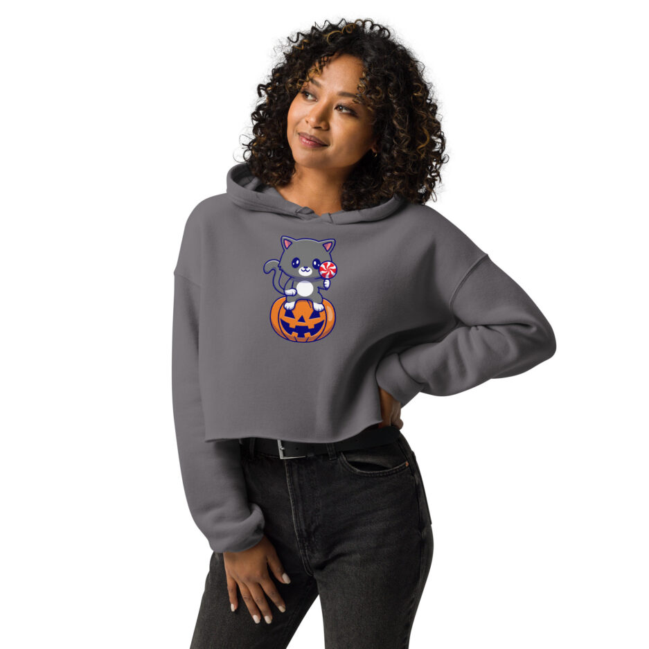 Cute Cat Pumpkin Halloween Hoodie