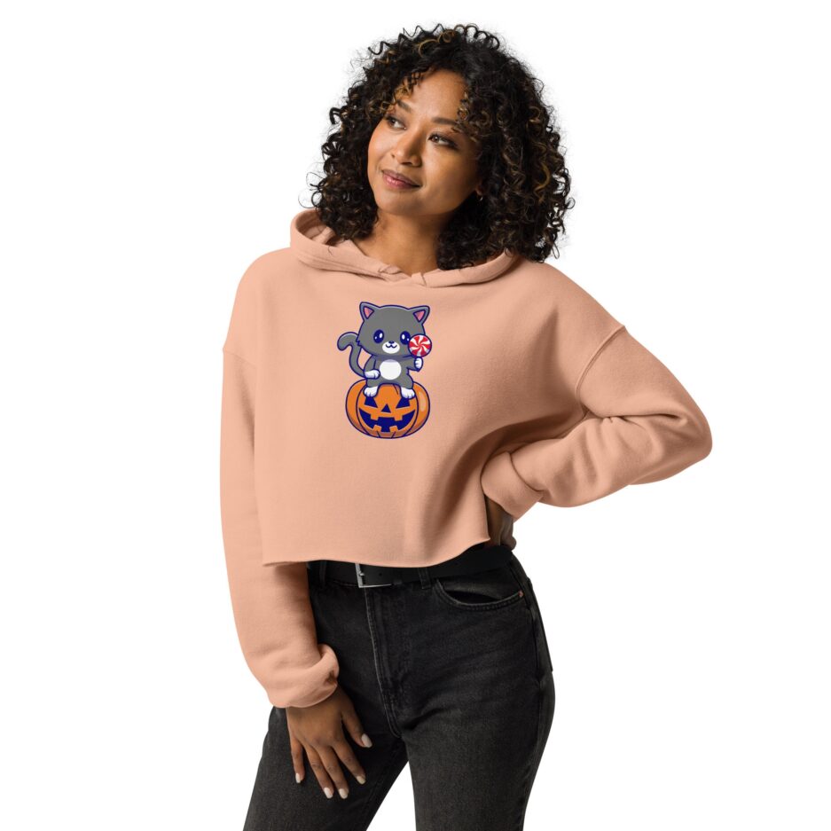 Cute Cat Pumpkin Halloween Hoodie