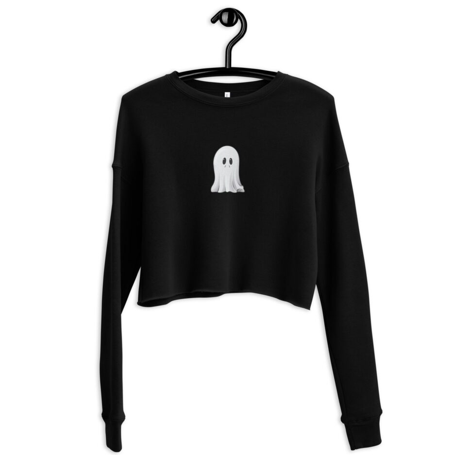 Cute Sad Ghosts Halloween Crewneck for Women